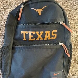 Nike Black and Orange Texas Longhorns Team Backpack